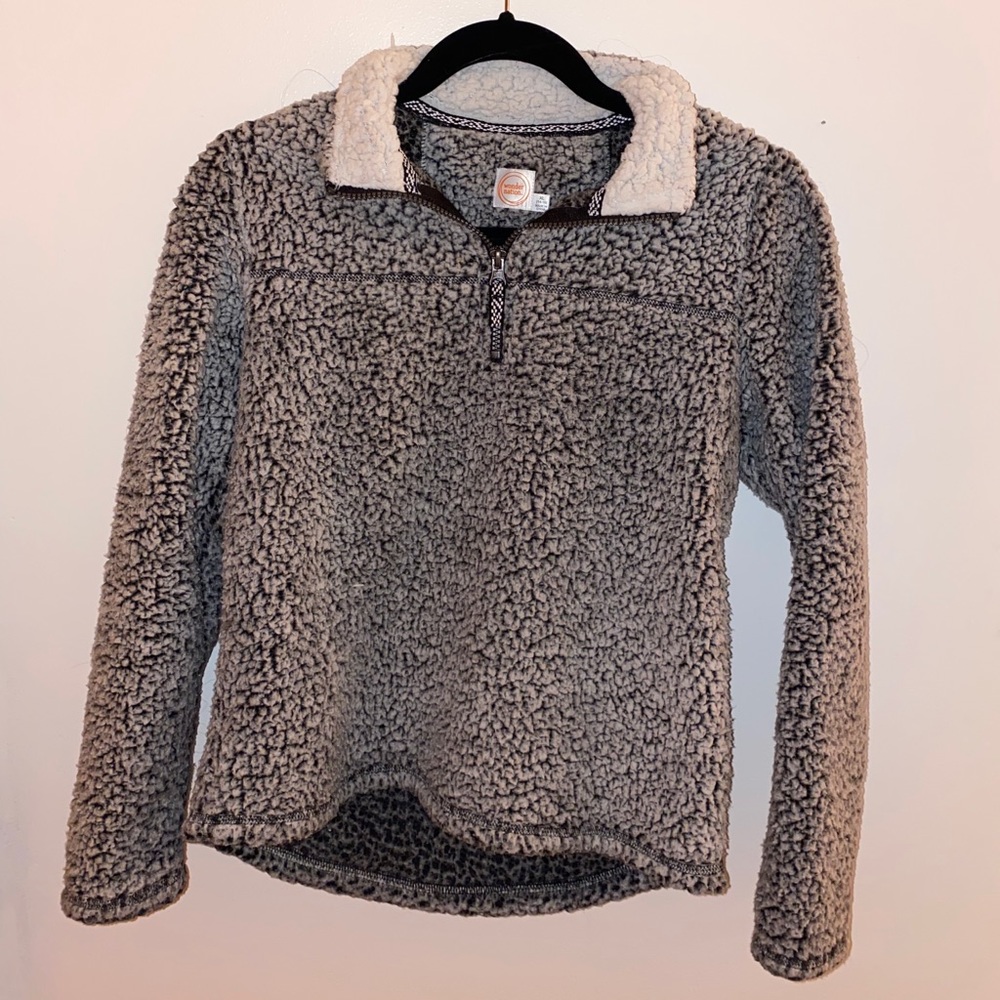 QUARTER ZIP SHERPA
